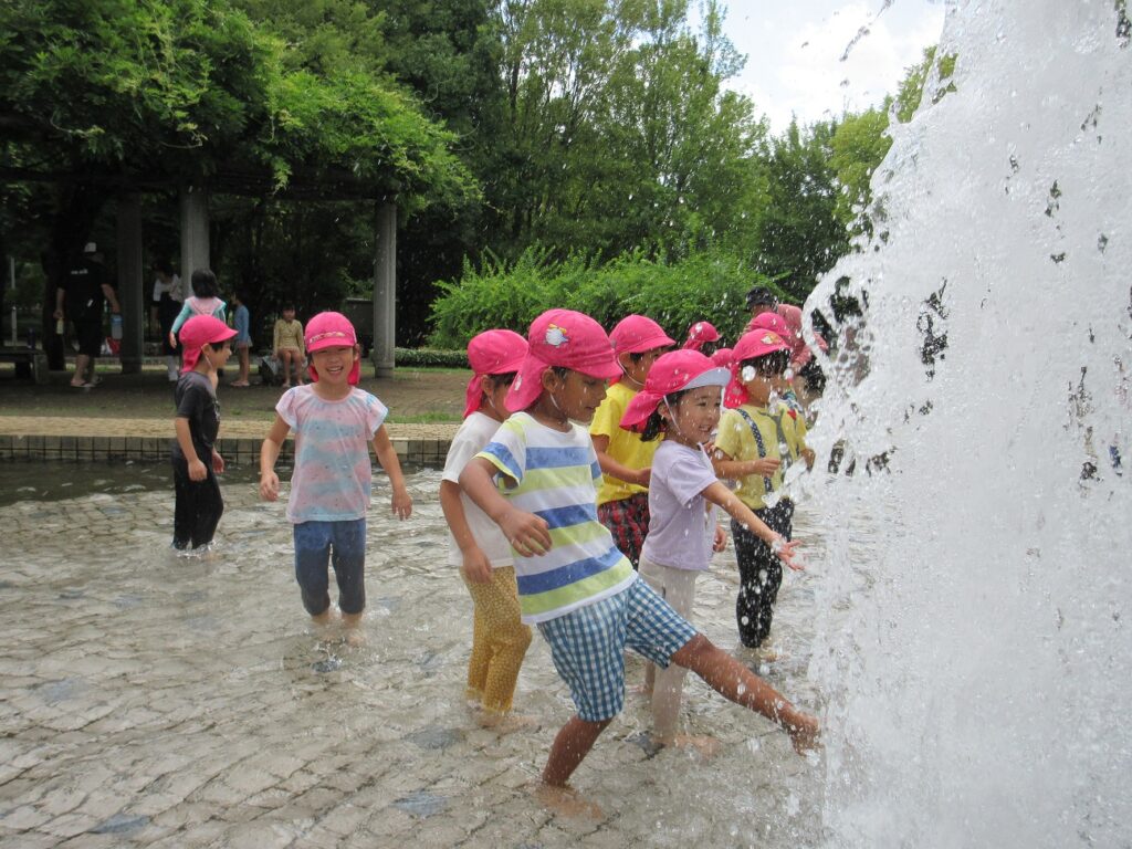 【8月　水遊び】ひいらぎ保育園