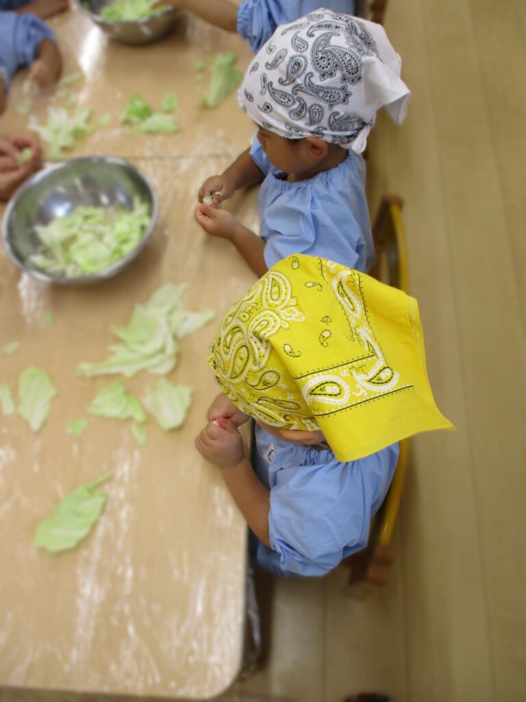 【7月　初めての食育】三原エンゼル保育室