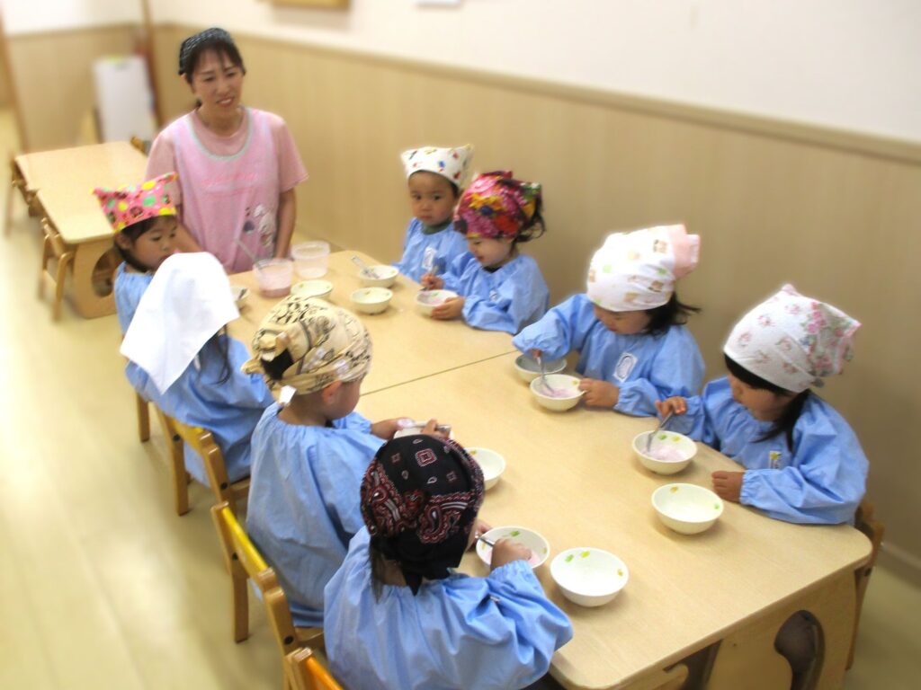 【7月　初めての食育】三原エンゼル保育室